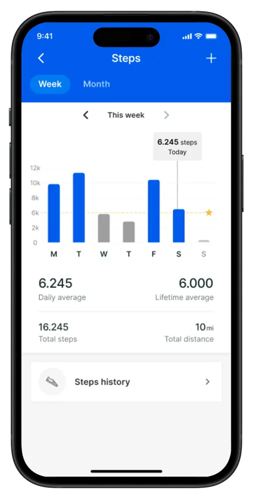 App screen